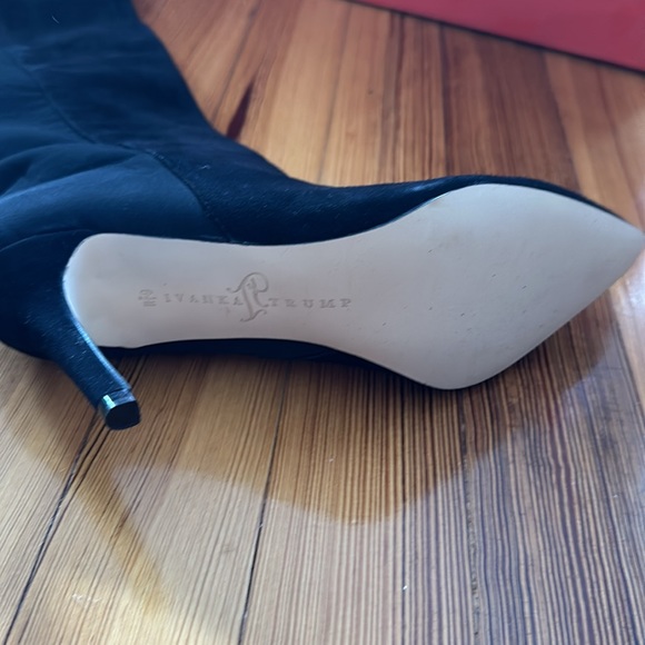 NEW! Ivanka Trump high black suede boot “Atila” 6.5 M - Picture 2 of 5
